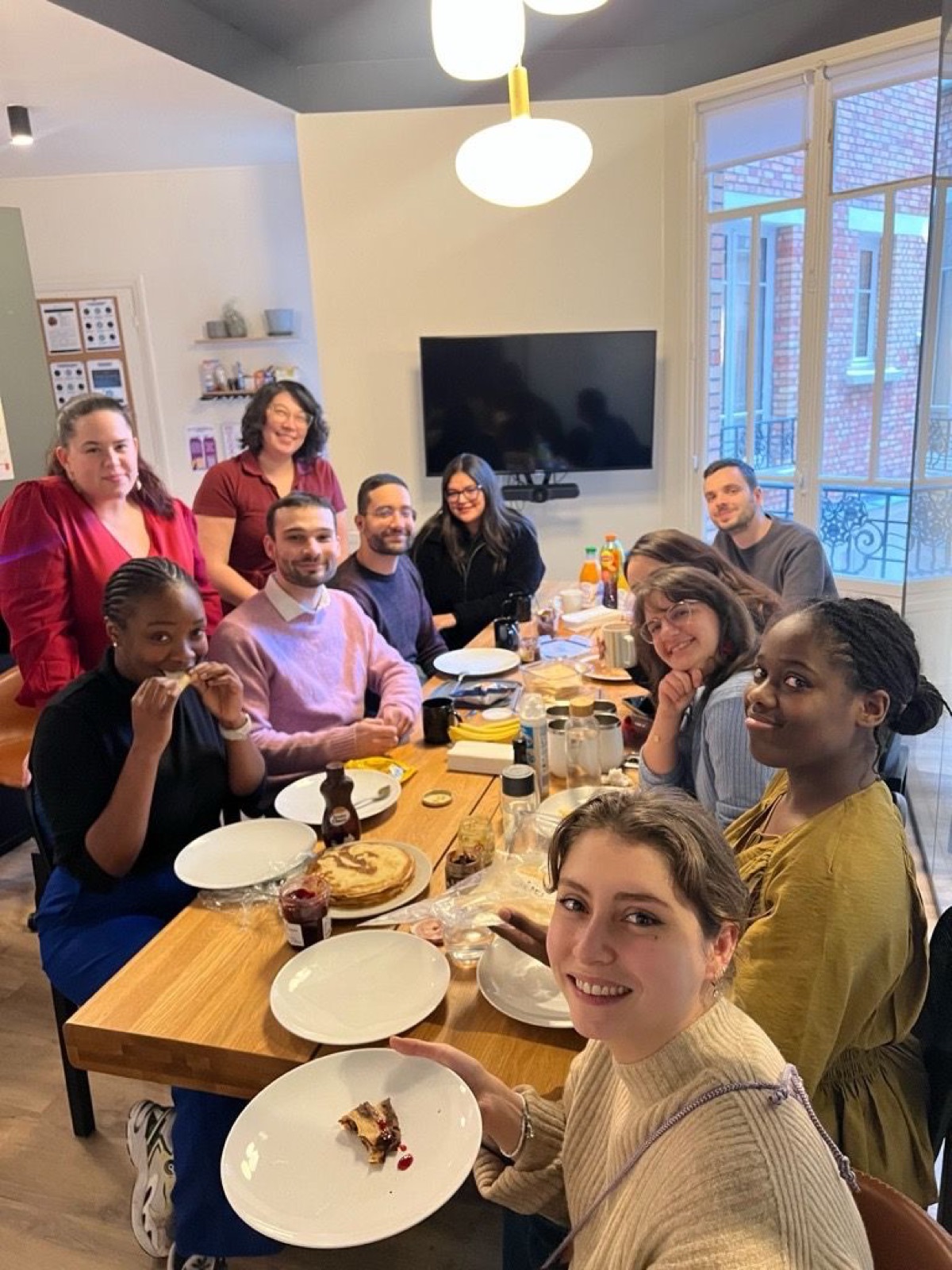 Moment convivial au cabinet